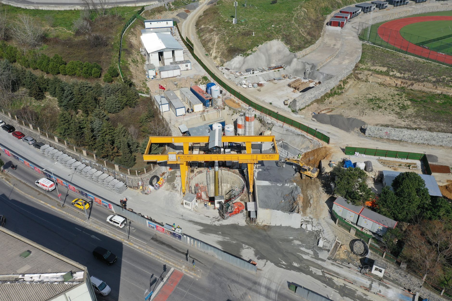 High angle aerial view of a construction site in Güngören, Istanbul, Turkey. — What Are The Benefits When You buy weed online